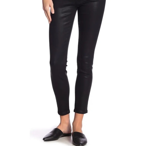 Joe's Coated Jeans Black Skinny Angle Jeans - Picture 3 of 5